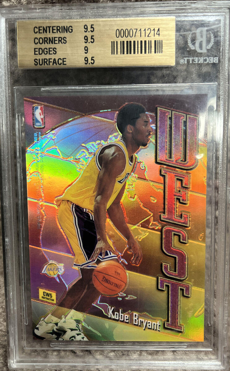 1998 Topps East West Refractor Michael Jordan Kobe Bryant 1998 Topps East West Refractor Michael Jordan Kobe Bryant