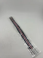 Benchmark Basics Nylon Watch Band Waterproof Navy Blue Bond Striped 20mm