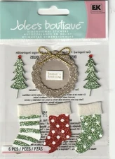 Jolee's Boutique 3D Stickers SEASON'S GREETINGS Theme 53543 Fast FREE Ship!