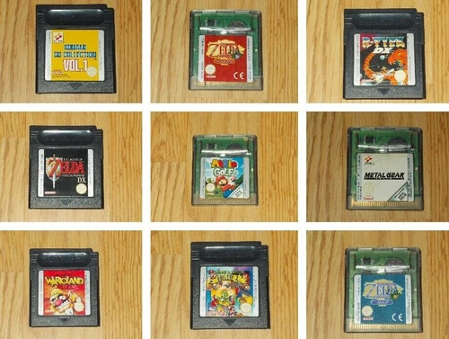 JEUX NINTENDO GAME BOY COLOR - CHOISISSEZ CELUI QUE VOUS PRÉFÉREZ - VERSION...