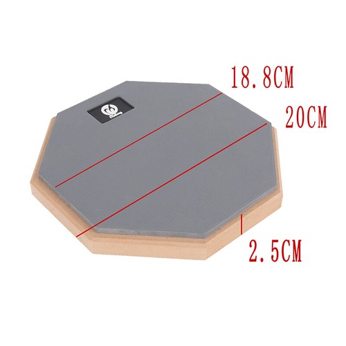 8 Inch Rubber Wooden Dumb Drum Practice Training Drum Pad Music Instrument*d* - Picture 3 of 6