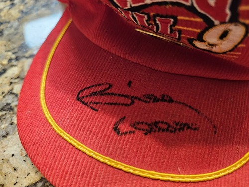 Vintage Snapback Mesh Corduroy Coors Racing Wild Bill Elliott NASCAR Trucker Hat - Picture 4 of 6