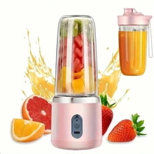 Portable Blender for Shakes and Smoothies Powerful Juicer Cup Fruits Veggies