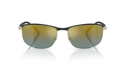 Ray-Ban RB3671CH Chromance Black on Silver/Gold Polarized 60 mm