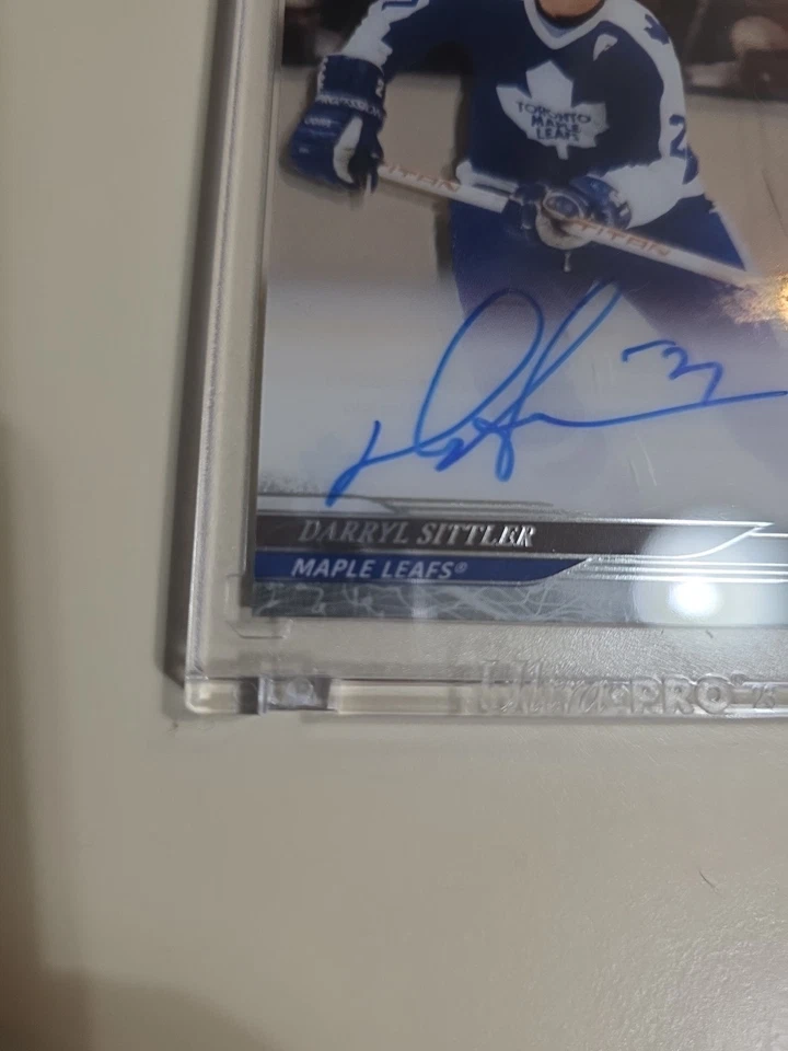 Darryl Sittler 2024-25 Upper Deck Clear Cut Hockey Auto Sealed TZ - Image 2 of 3