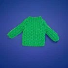 Vintage Barbie 1968 Francie Casey Twiggy Hill Riders Green Sweater Fashion 1210