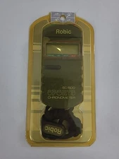 New ROBIC SC-500 Sports Chronometer Stopwatch Timer Handheld Precision Battery