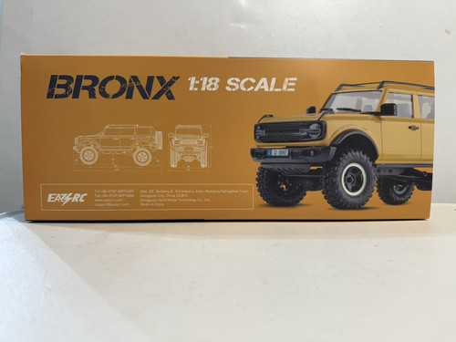 EAZYRC/FMS 1/18 Bronx/bronco 4WD RTR RC Crawler Yellow - Picture 2 of 7