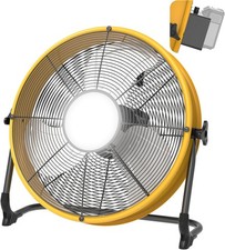 16'' Cordless Battery Powered Fan Compatible with Dewalt 18V/20V Battery,