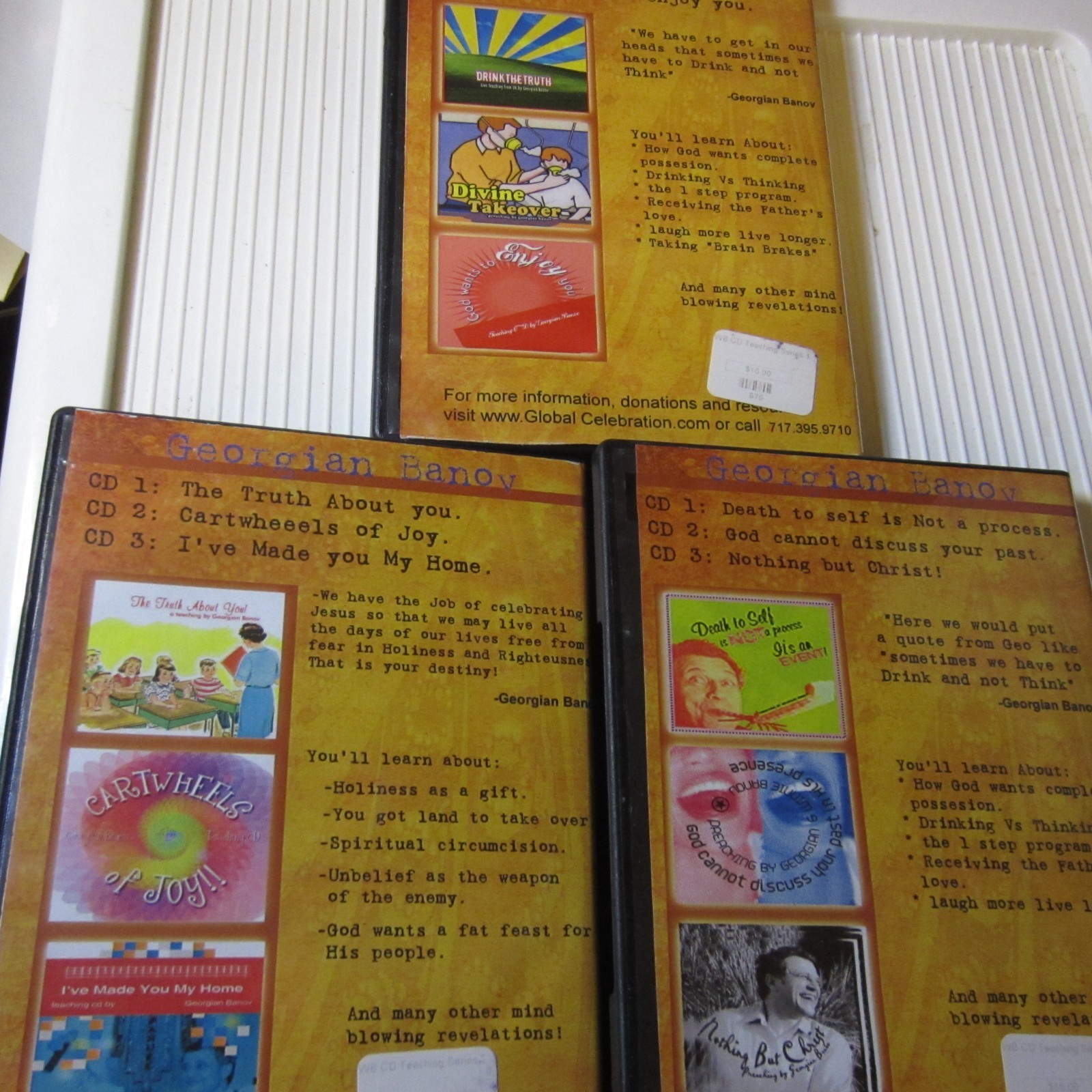 GEORGIAN BANOV-TEACHING SERIES  VOL 1.2.3 =9 CDS RARE OOP HTF