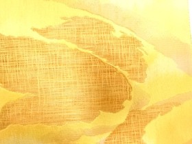 7596632: JAPANESE KIMONO JAPANESE NAGOYA OBI / WOVEN ABSTRACT FLOWER