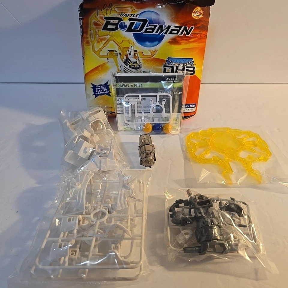 RARO Hasbro Battle B-Daman DHB Direct Hit Battle Knight Caballero Caballería Foto 3 de 4