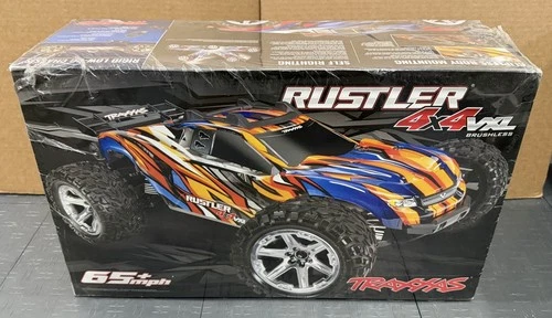 TRAXXAS RUSTLER 4X4 VXL BRUSHLESS 67076-4-RED *BRAND NEW*