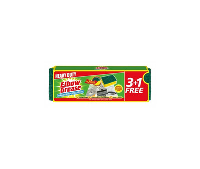 Elbow Grease Hochleistungs-Schwämme zum Geschirrspülen, 4 Stück Packung