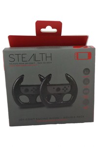 Nintendo Switch Joy-Con Lenkrad Racing Wheel Schwarz Doppelpack 2 Stück
