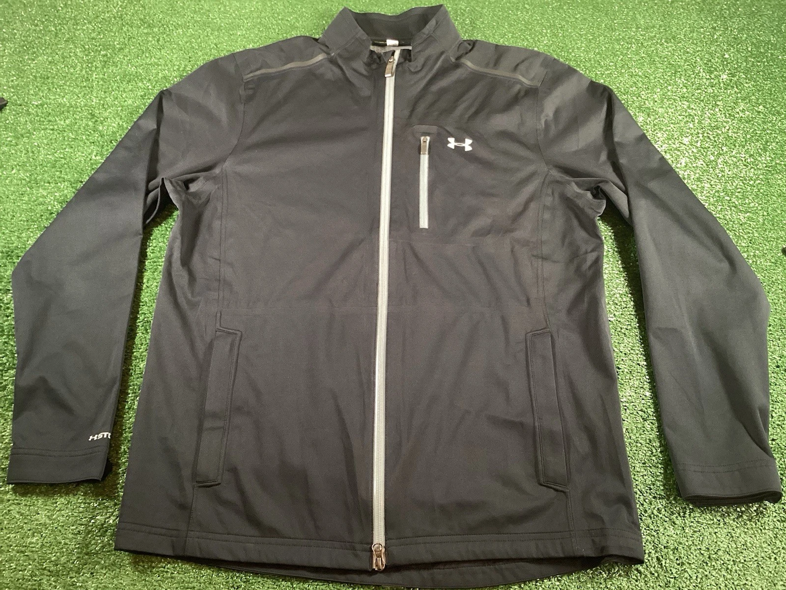 Under Armour Storm 3 Rain Shower Jacket Top - Size L / LG - Black Full Zip