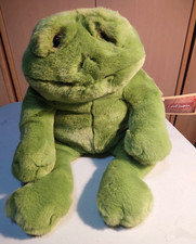 Vintage DAKIN Lou Rankin Friends 16  FROG Happy HERBERT Green PLUSH / with tags
