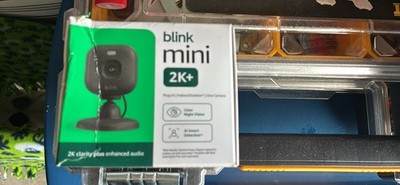 Blink - Mini 2K+ Compact plug-in security camera, 2K video resolution, color ...