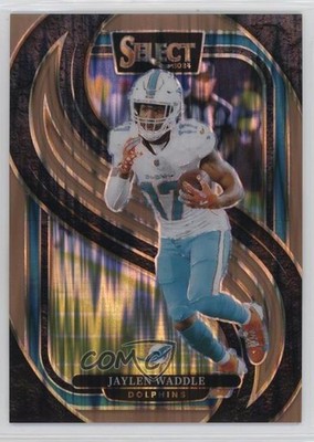 2024 Panini Select Premier Level Copper Shock Prizm /299 Jaylen Waddle #168 1d40