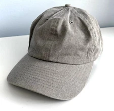 Grassroots California Hat Cap Strap Back Gray Dad Cap Embroidered S Logo Mens