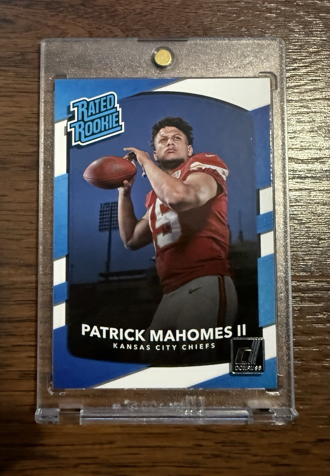 Panini 2017 Donruss Optic Rated Rookie Patrick Mahomes II #177 Chiefs NFL