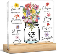 Religious Christian Gifts for Women Sister Daughter Mom, Inspirational Religious