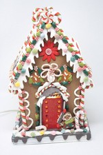 Kurt Adler Electric Large Gingerbread House Christmas Decoration Lighted House