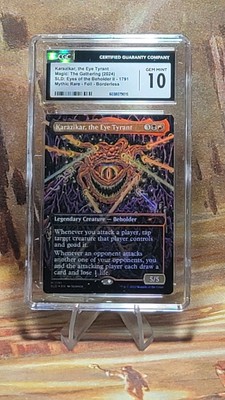 MTG Karazikar, the Eye Tyrant 1791 D&D 🌈 Foil Secret Lair Drop