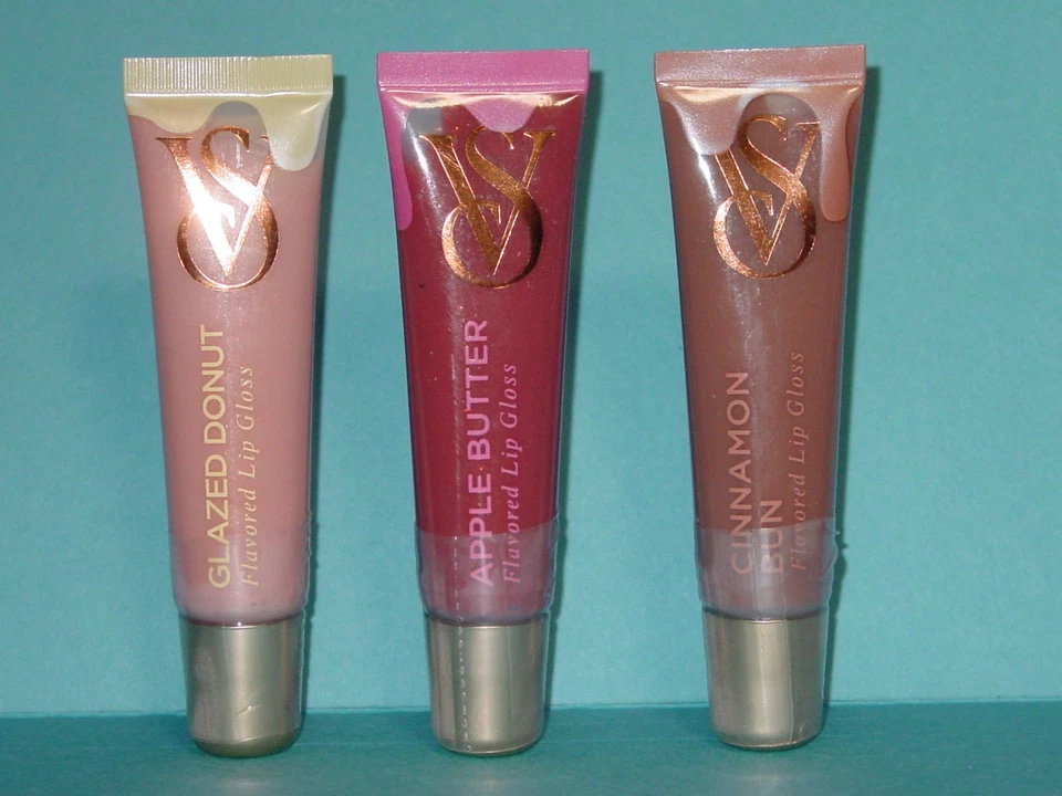 VICTORIA'S SECRET FLAVORED LIP GLOSS,TOTAL SHINE ADDICT,GET GLOSSED NEW *CHOOSE* - Image 2 of 4