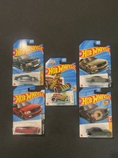 FOUR!!!!   MATTLE Hot Wheels Mercedes Benz 500 E  with bonus FREE TREASURE HUNT 