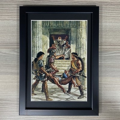 DUNGEONS & DRAGONS Gerahmte Kunst Blackguard Doomspeaker Will O'Brien D&D