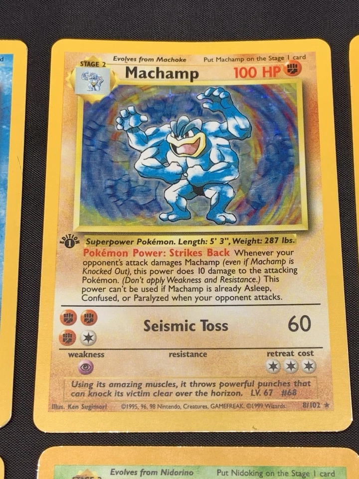 Vintage Holo Rare Pokemon TCG WOTC 1999 Base Set, Fossil, Rocket MP/HP Nidoking - Image 3 of 4