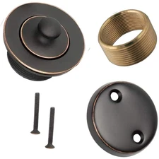 Complete Tub Drain Replacement Kit in Oil-Rubbed Bronze – Easy Installation