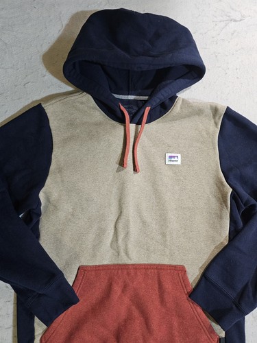 Patagonia Signature Uprisal Pullover Hooded Sweatshirt Grayling Navy Mens Sz M - Picture 2 of 9