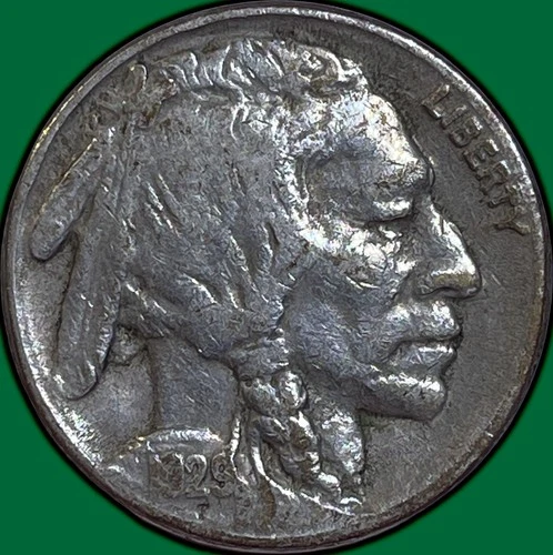 1929-S Buffalo Nickel Choice Very Fine VF+ Coin #35604