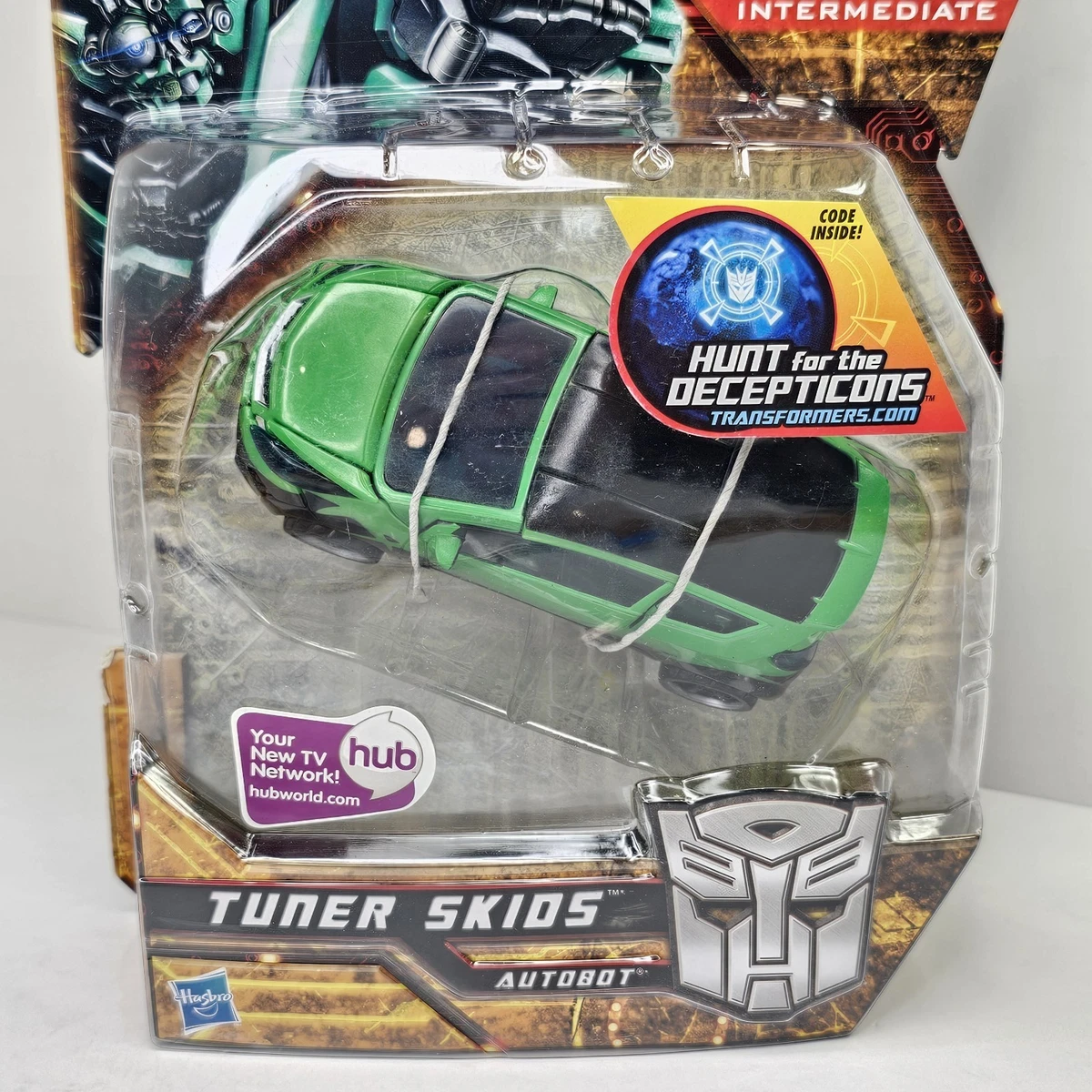 SEALED Transformers Hunt For The Decepticons HFTD Deluxe Class Tuner Skids NEW