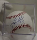 Tino Martinez Yankees Hand Signed Autographed Baseball ML Ball in Cube
