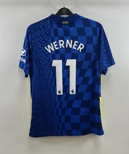 Chelsea Werner 11 Home Football Shirt 2021/22 Adults Large Nike H430