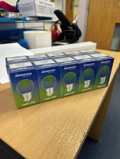 Pack of 10 Incandescent Golf Ball Bulbs (40w, ES/E27, Clear, 240v, 8,000hrs)