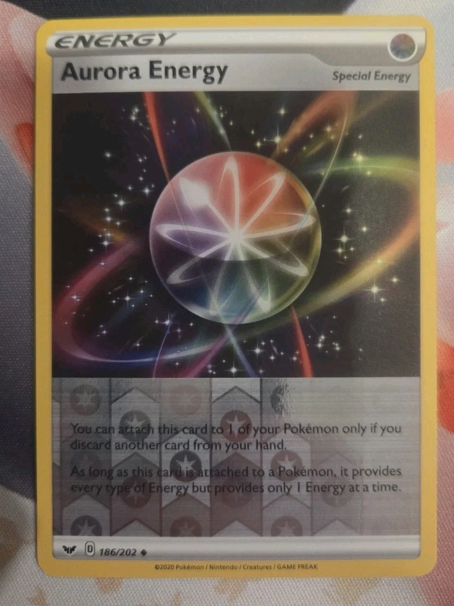 aurora energy pokemon card value TCG: Sword & Shield Evolves from null Rules You can attach this card to 1 of your Pokémon only if you discard another card from your hand. Aurora Energy - Sword &
