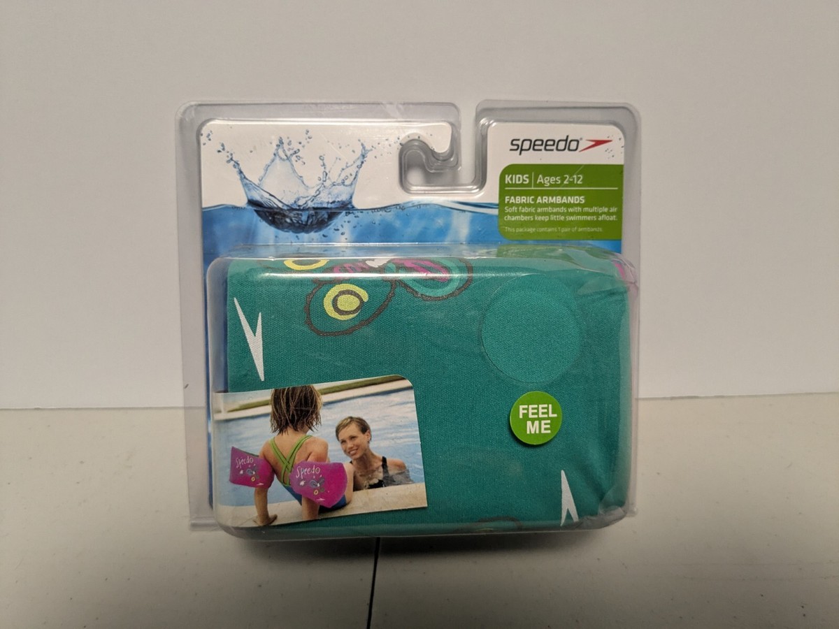 NEW SPEEDO BEGIN TO SWIM KIDS Green FABRIC ARM BANDS SWIM LEVEL AGES 2-12
