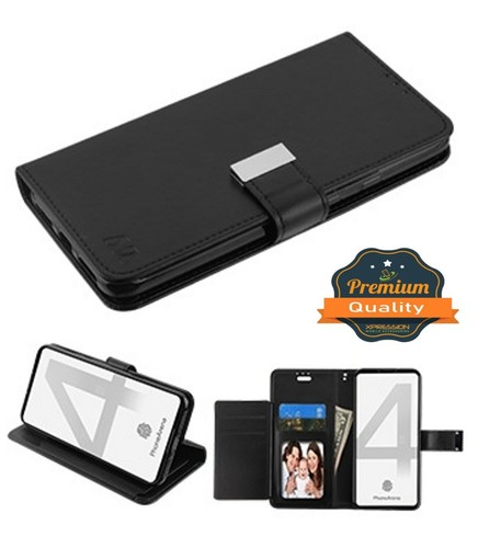 Google Pixel 4 / XL Cuero Billetera Abatible Doble Soporte para Tarjetas Teléfono Funda Cubierta - Imagen 8 de 18