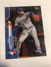 2020 Topps On Demand Mini Blue Parallel Elvis Luciano Blue Jays 536 /10
