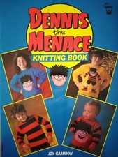 DENNIS THE MENACE Knitting Book by Joy Gammon. Jumpers, Jackets, Toys, Socks etc