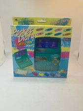RARE brand new Retro Pocket Organizer Digital Diary by Mani m4000 - Green