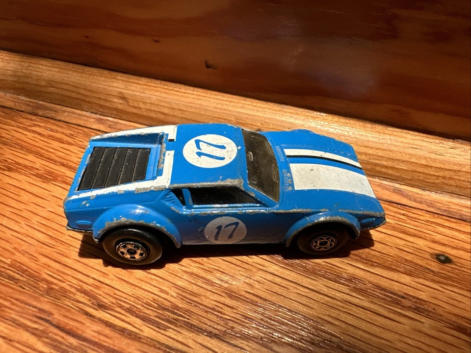 Matchbox Superfast No 8 De Tomaso Pantera 1975 Lesney Blue Гонконг как новый - Изображение 2 из 4