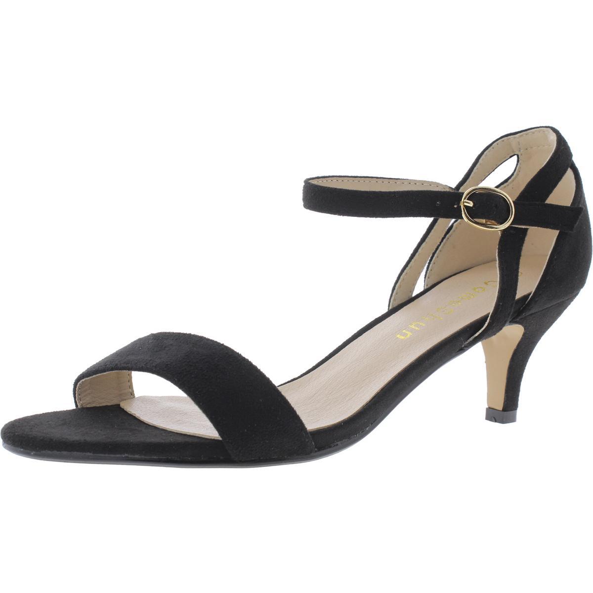 Женские черные туфли на высоком каблуке из искусственной замши ComeShun, размер 39, средний (B, M), BHFO 1350