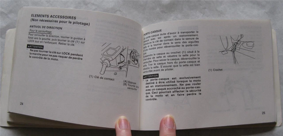 HONDA NH80 Motorcycle Owners Handbook 1988 #37GC8600 Multi-Lingual - Image 3 of 4