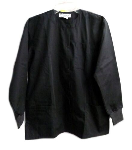 Giacca riscaldante uniforme naturale nera tinta unita girocollo SM unisex nuova