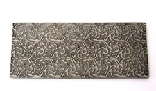Pattern Texture Steel Plate for Press or Rolling Mill 6 x 2.5 Inch, 37